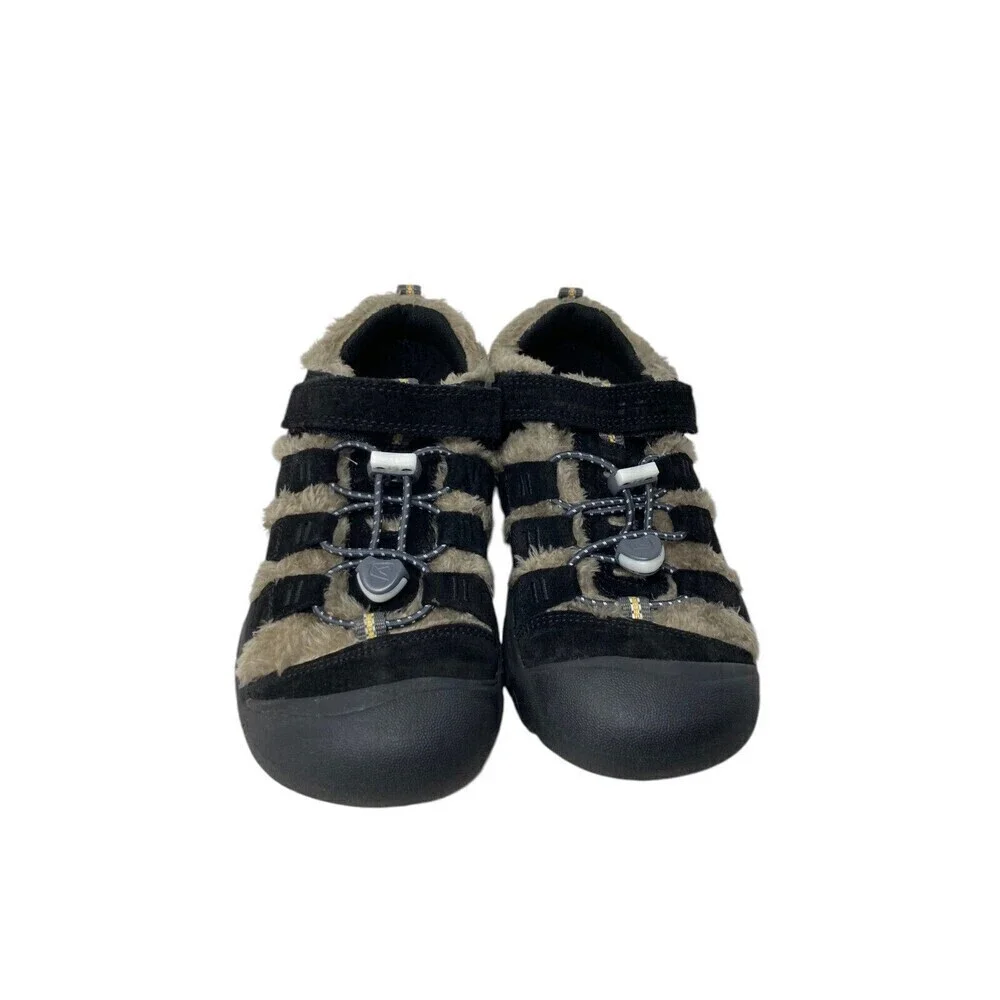 Keen Newport Shoe Youth Size 1 US Black TPS Big Foot Gold